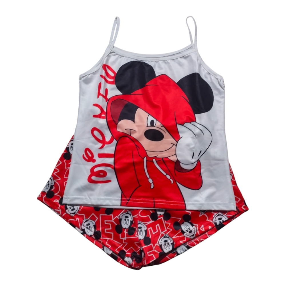 Women's Pajama Set Short Pant And Top Medium New